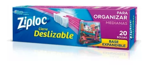 BOLSA ZIPLOC FREEZER MED X20U